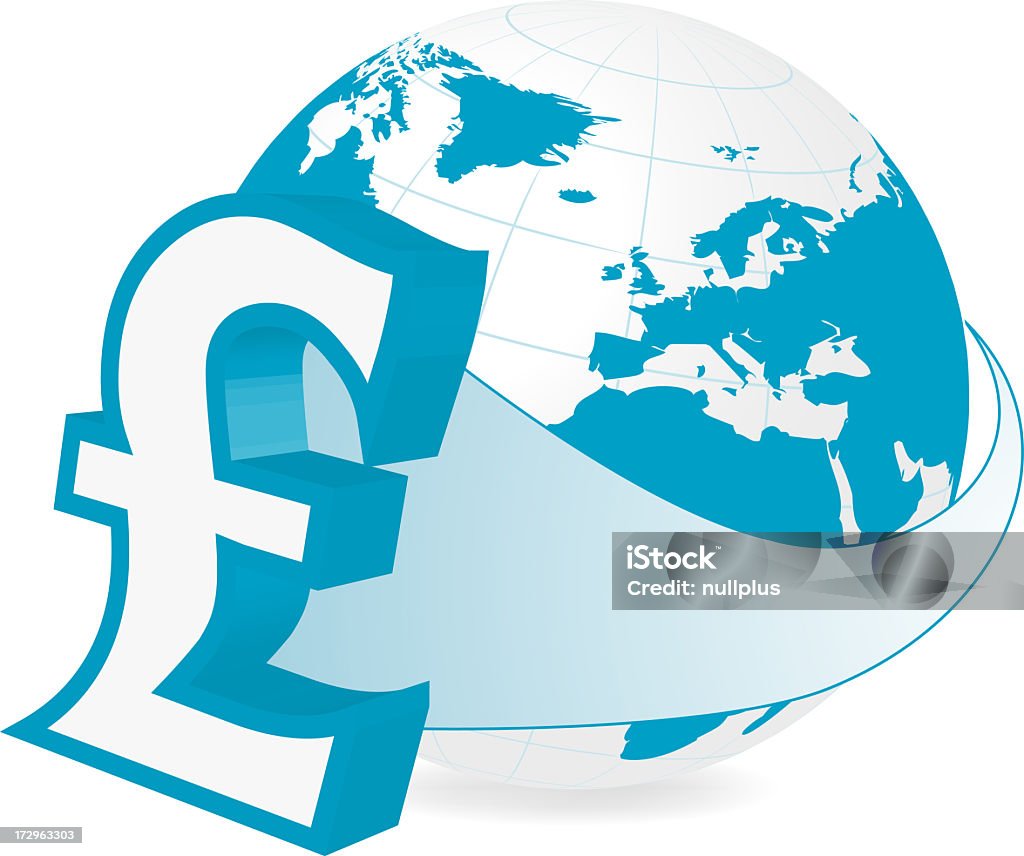 global finance - pound Banking Stock Photo