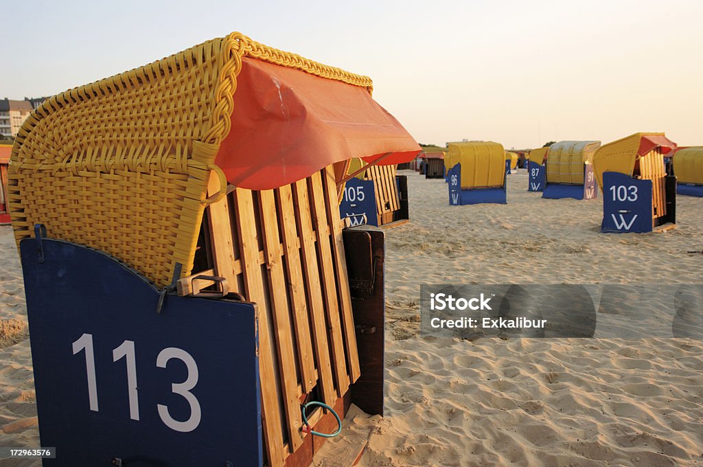Strandstühle - Lizenzfrei Cuxhaven Stock-Foto