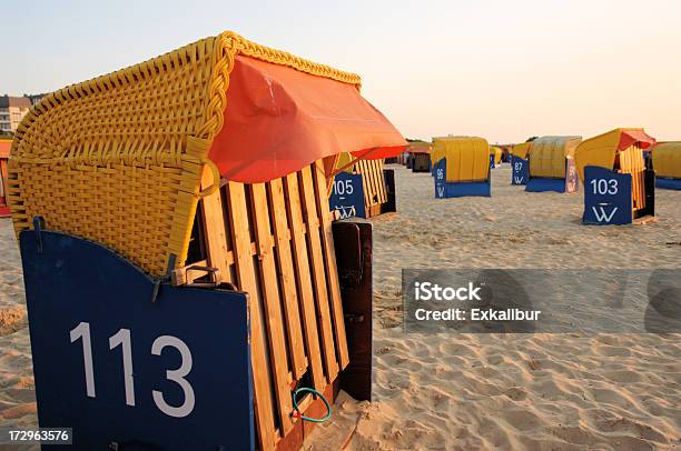 Strandstühle Stockfoto und mehr Bilder von Cuxhaven - Cuxhaven, Deutsche Kultur, Deutsche Nordseeregion