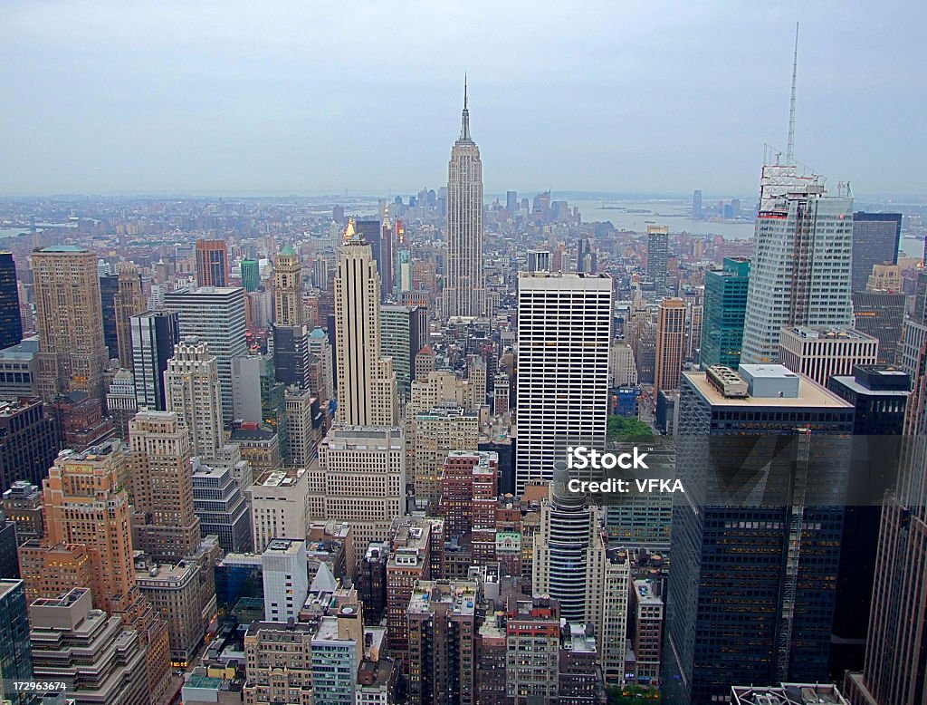 Manhattan de cima - Foto de stock de Antena - Equipamento de telecomunicações royalty-free