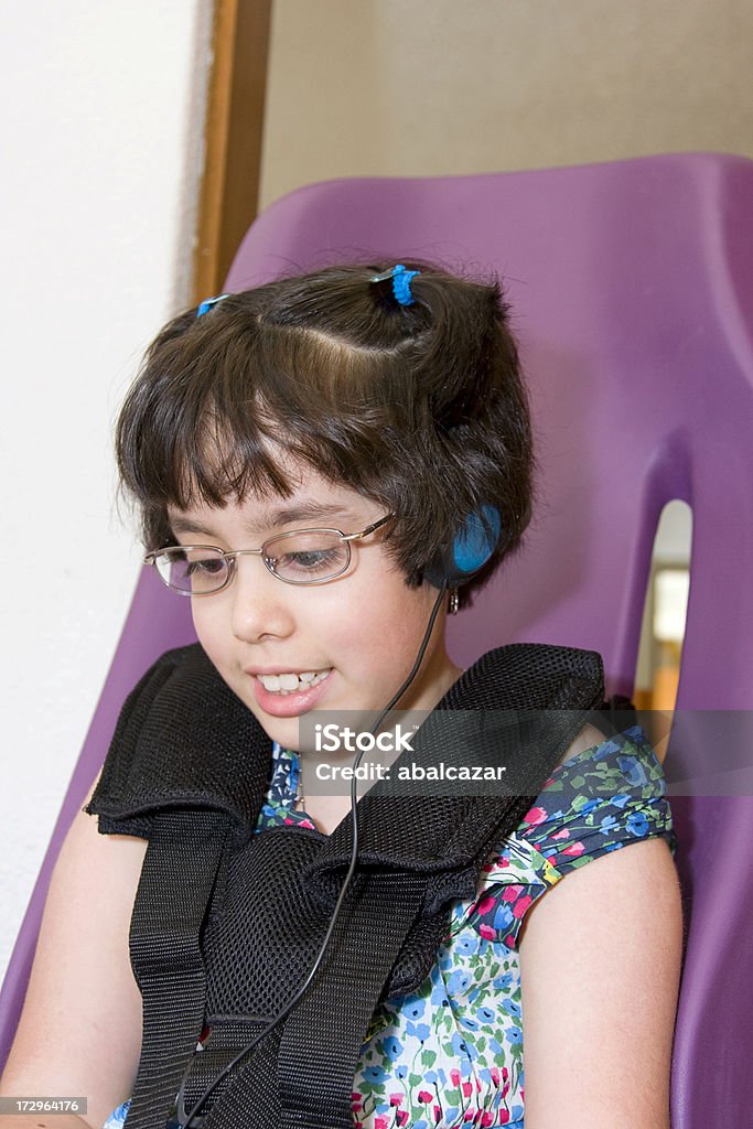 Menina com deficiência em especial de lugares - Royalty-free América Latina Foto de stock