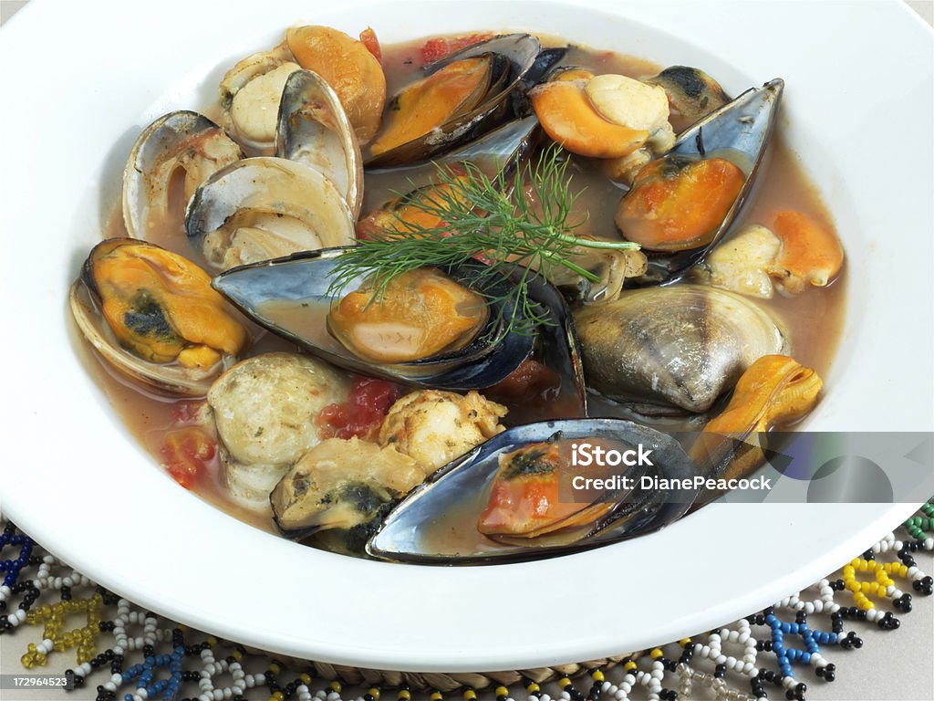 Bouillaisse - Foto de stock de Amêijoa - Marisco royalty-free