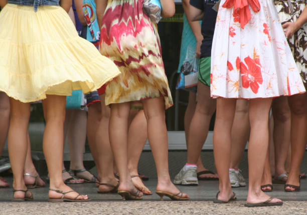 Young Ladies stock photo