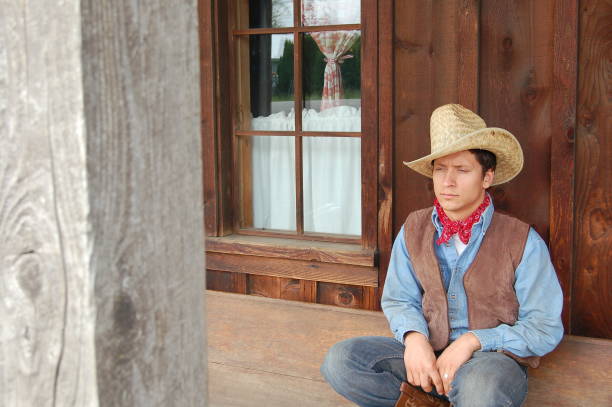 istock Cowboy Waits In Town 172965039