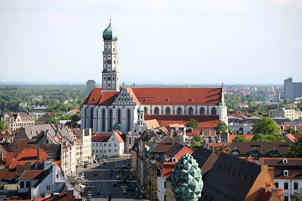"St. Ulrich's and St. Afra's Abbey, Augsburg (German: Kloster Sankt Ulrich und Afra Augsburg) is a former Benedictine abbey dedicated to Saint Ulrich and Saint Afra in the south of the old city in Augsburg in Bavaria, Germany."