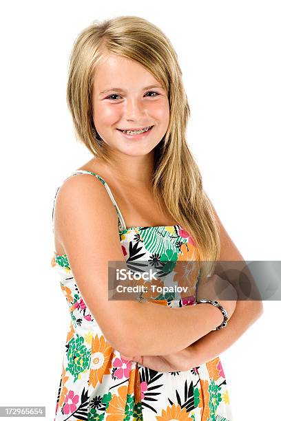 Portrait Of Young Teenage Girl Stock Photo - Download Image Now - 14-15 Years, Adolescence, Adult