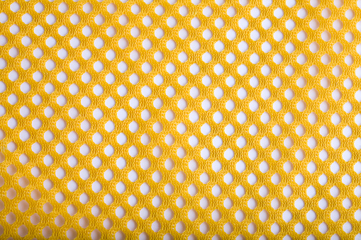 A yellow jersey background. 