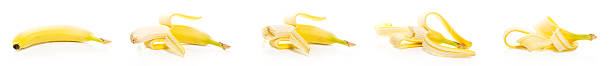 Tempistica di mangiare una Banana (XXL - foto stock