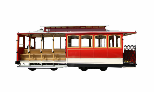 Isolated San Francisco touristic Cablecar