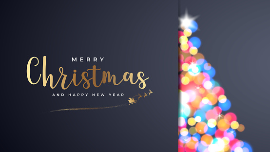 Merry Christmas Greeting Card Background