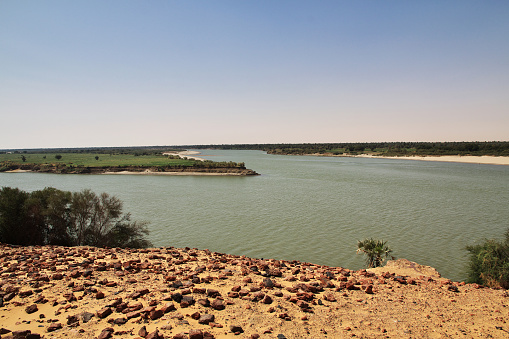 Nile River, Old Dongola in Sudan, Sahara desert