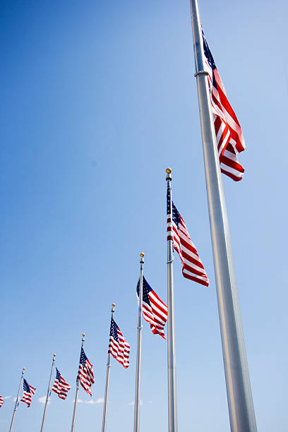 istock American Flags at the Washington Monument 172967128