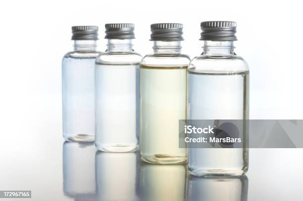 Backlit Toiletry Bottles Stock Photo - Download Image Now - Aromatherapy Oil, Back Lit, Bathroom