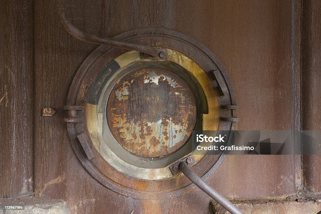 Detail der verlassenen steel mill - Lizenzfrei Abwesenheit Stock-Foto