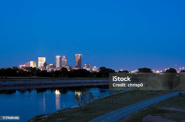 Oklahoma City Skyline W Zmierzchu - zdjęcia stockowe i więcej obrazów Oklahoma City - Oklahoma City, Panorama miasta, Architektura