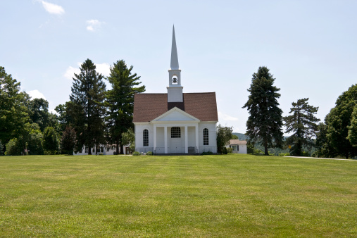Church with lawn  front view Similar images