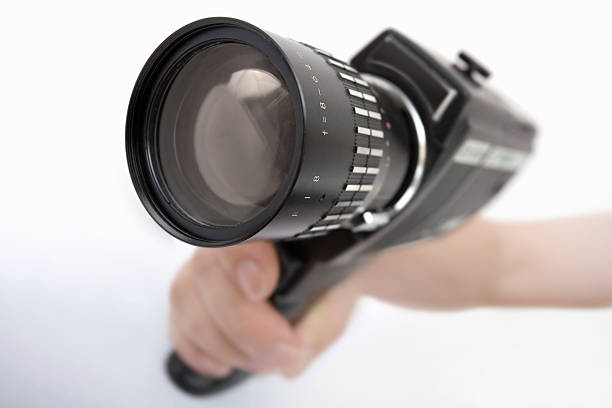 istock Black retro film camera 1975 172968781