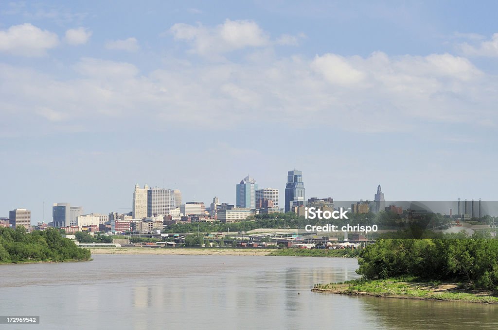 Kansas City Skyline - Royalty-free Exterior de edifício Foto de stock