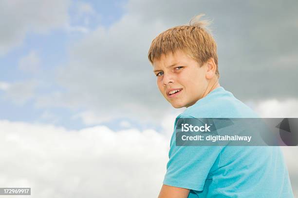 On Cloud Nine Stock Photo - Download Image Now - Blue, Boys, Child