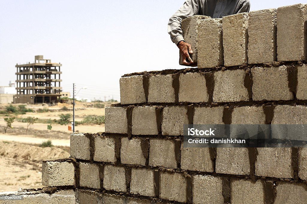 Construcción de edificios - Foto de stock de Albañil libre de derechos