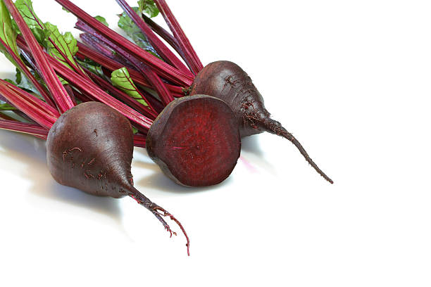 barbabietola rossa - beet common beet isolated red foto e immagini stock