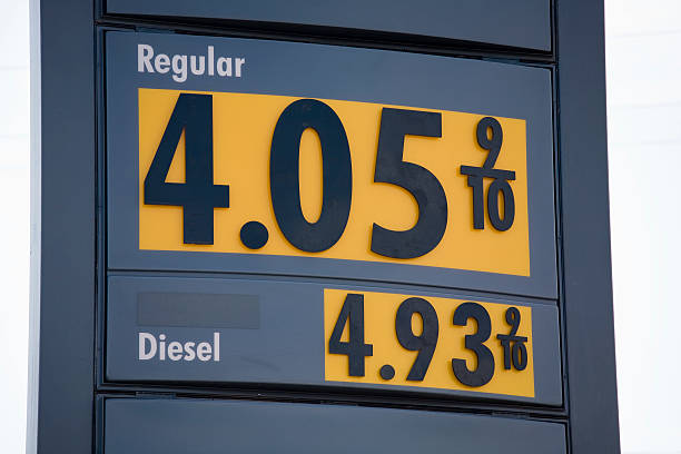istock Four dollar gas pushing five bucks a gallon 172971043