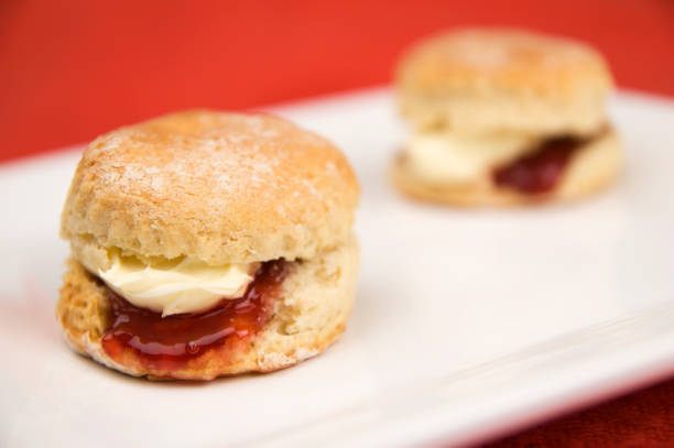 istock Scone with jam and clotted cream 172971252