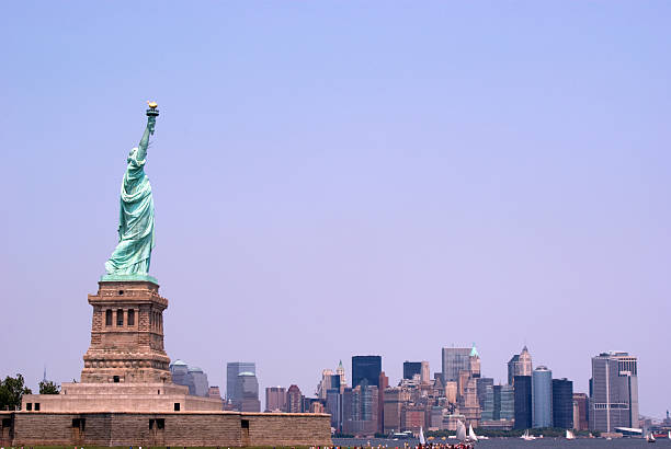 Statue of Liberty & Manhattan
