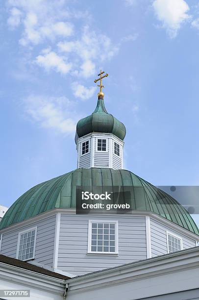 Russian Church In Alaska Stock Photo - Download Image Now - Alaska - US State, Architectural Feature, Church