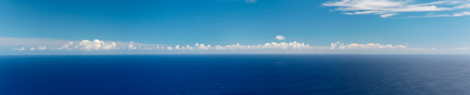 Wide ocean panoramic shot