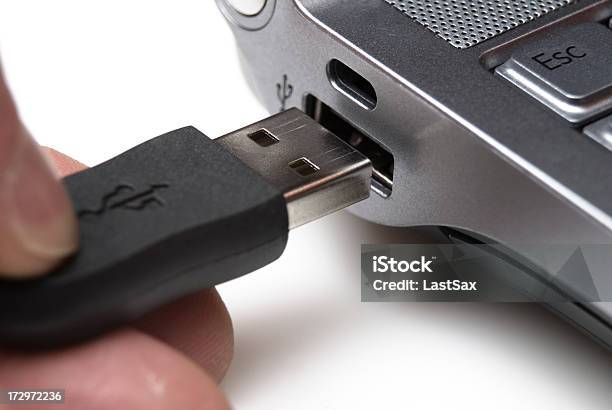 Ficha Usb - Fotografias de stock e mais imagens de Cabo USB - Cabo USB, Computador, Fotografia - Imagem