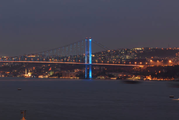 istock Bosphorus bridge at moonlight, Istanbul, Turkey 172972337