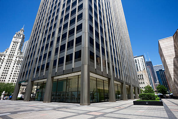 chicago wieżowiec base - equitable building zdjęcia i obrazy z banku zdjęć