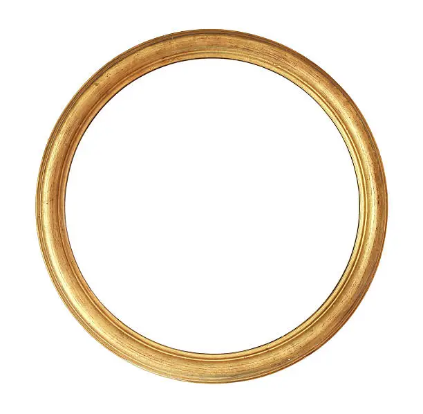 Photo of Rounded Golden Frame