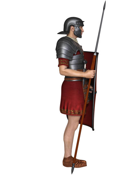 istock Imperial Roman Soldier - right view 1729730774