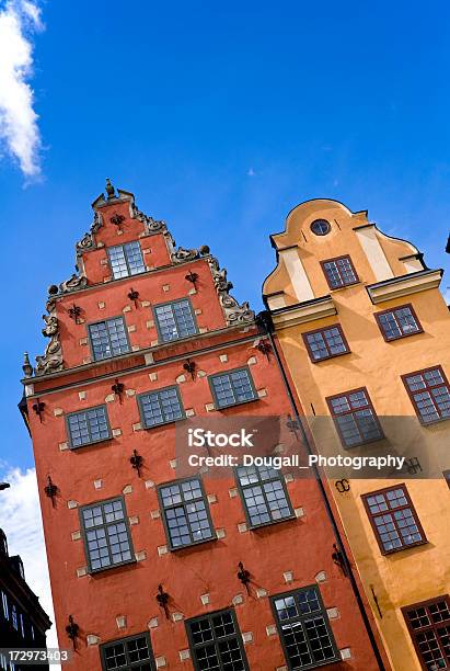 Gamla Stan Estocolmo Foto de stock y más banco de imágenes de Stortorget - Stortorget, Arquitectura exterior, Casa