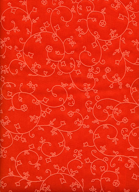 Silk Brocade fabric stock photo