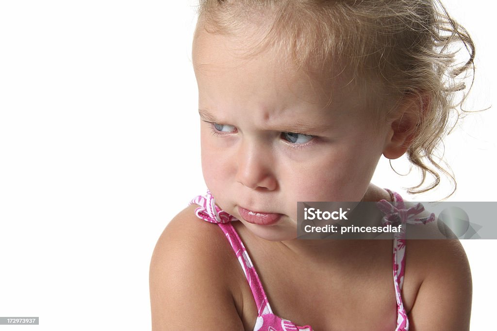 Angry menina - Foto de stock de 2-3 Anos royalty-free