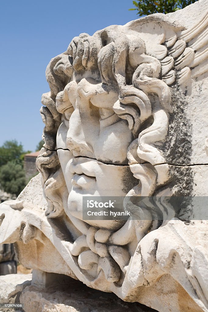 A estátua de Apolo em Apollon templo, Didyma - Foto de stock de Acabado royalty-free