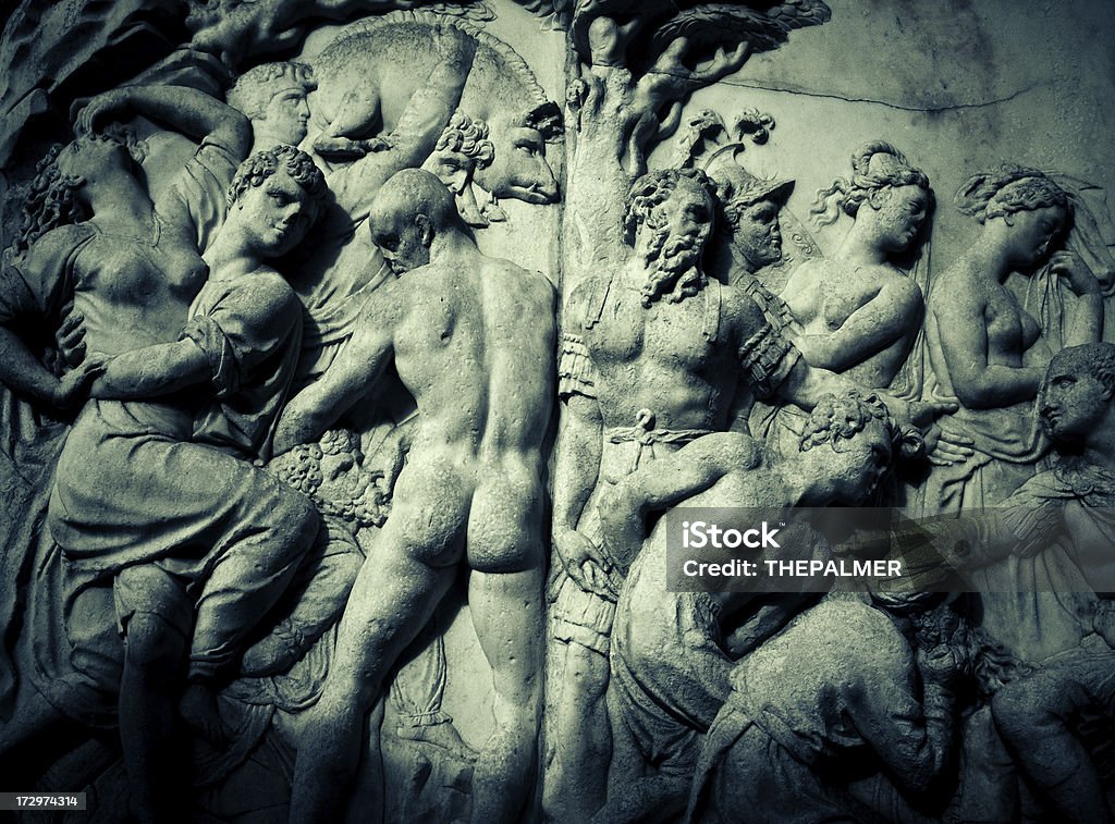 florence bas relief - Lizenzfrei Architektonisches Detail Stock-Foto