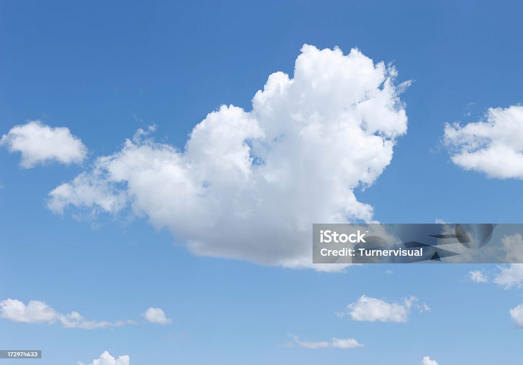 Piumino nuvole bianche XXL - 47 Megapixel - Foto stock royalty-free di Ambiente