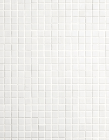 white mosaic tiles