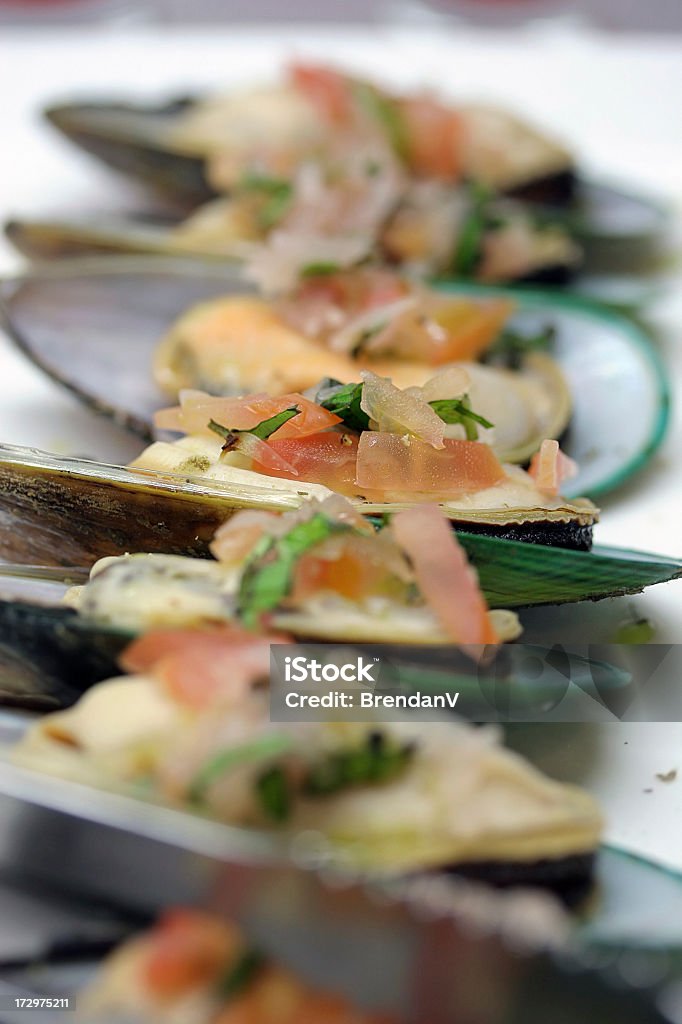 Gourmet-Muscheln - Lizenzfrei Bildschärfe Stock-Foto