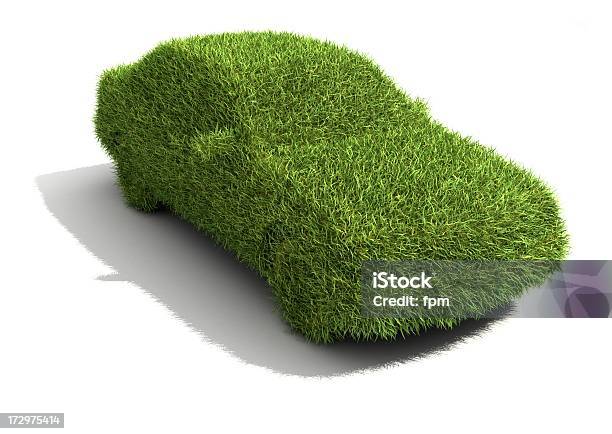 Ecologic Car Stock Photo - Download Image Now - Car, Grass, Pollution