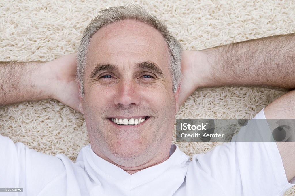 Sorrindo homem close-up - Foto de stock de 50 Anos royalty-free