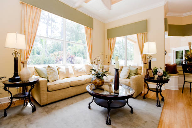 istock Newly decorated living room 172976339