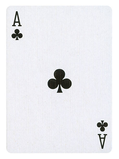 istock Ace Of Clubs Isolated (clipping path included) 172976707