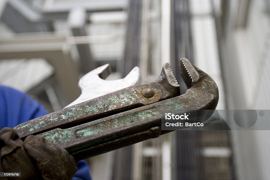 Mecánico reparador y de trabajo con sus herramientas. - Foto de stock de Artesano libre de derechos