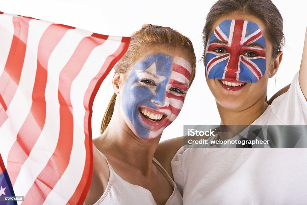 Олимпийский Фанаты - Стоковые фото Великобритания роялти-фри
