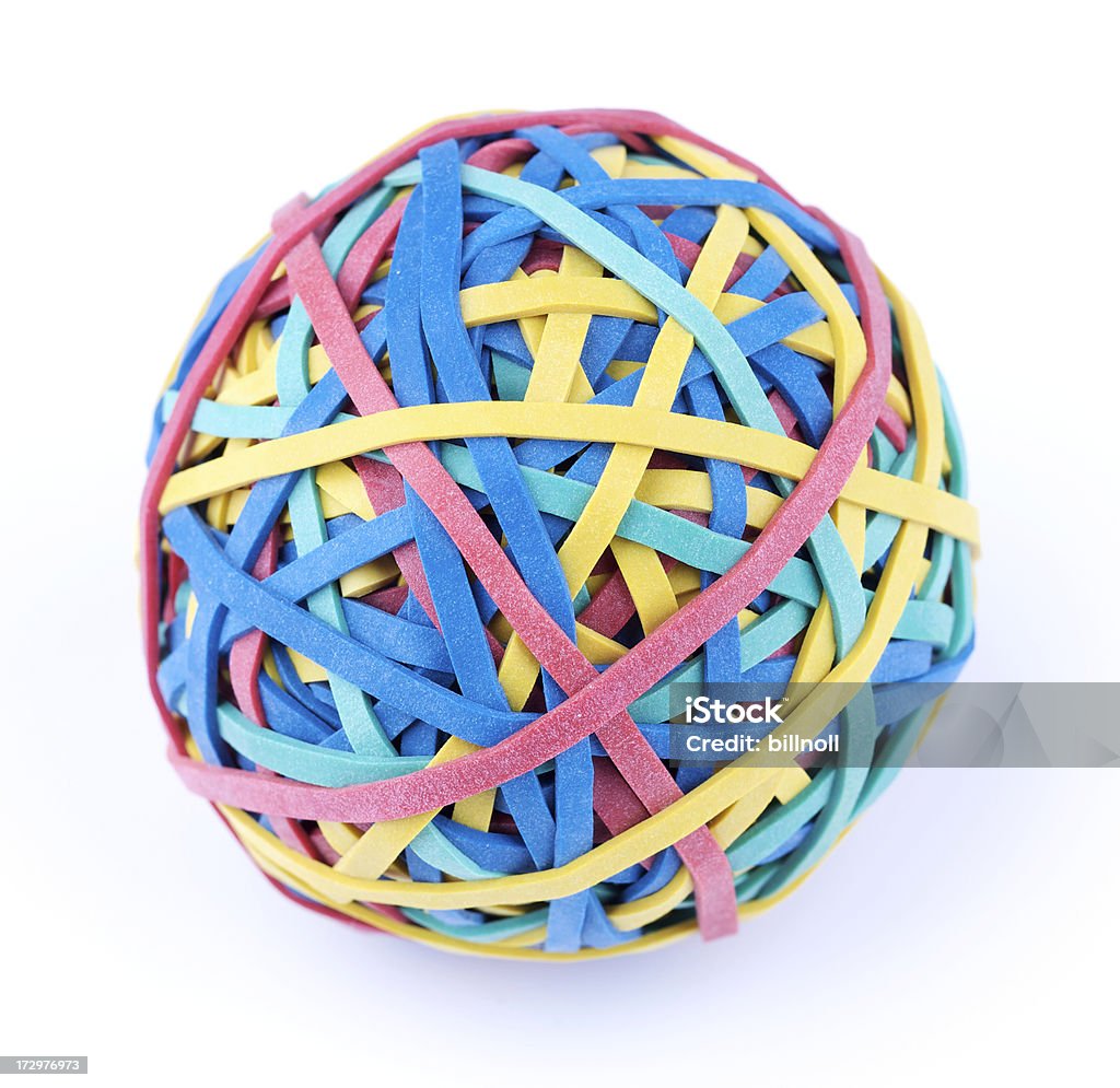 Faixa de borracha bola - Foto de stock de Abstrato royalty-free